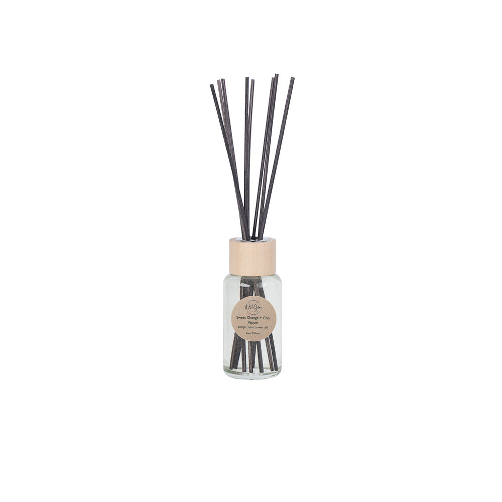 Reed Diffuser Sweet Orange + Chili Pepper